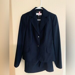 Calvin Klein women’s Suit with A Line skirt pinstripe